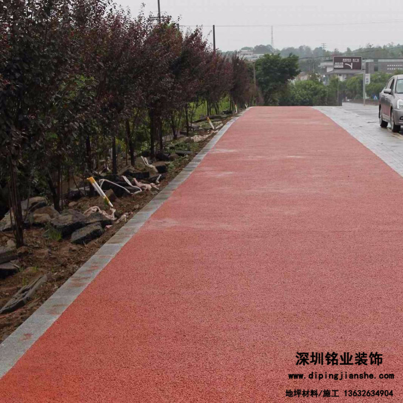 彩色透水地坪厚度標準