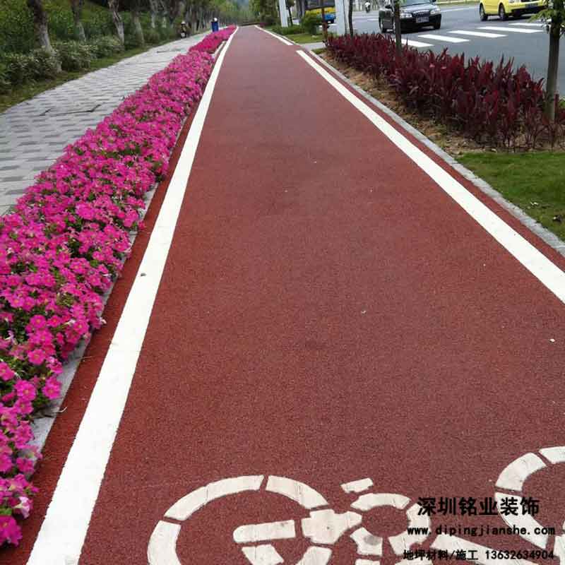 靈峰街道鋪裝透水混凝土路面提小城品質(zhì)
