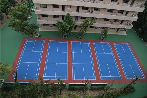 勒流中心小學(xué)硅PU和丙烯酸球場改造工程完成