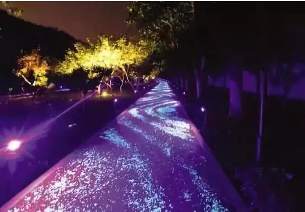 余杭首條夜光跑道試點段月底完工！可以去打卡了！